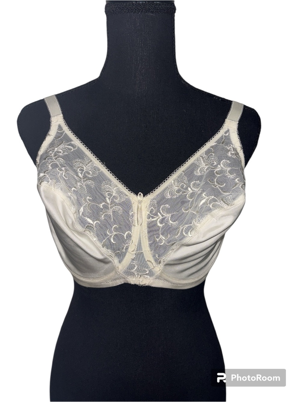 Wacoal Halo Lace Full Figure Underwire Bra #85126 SZ 32DDD